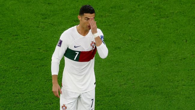 Ronaldo Masuk Daftar 11 Pemain Terburuk di Piala Dunia 2022