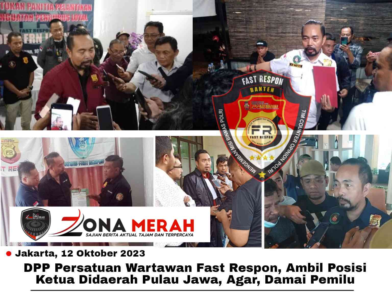 DPP Persatuan Wartawan Fast Respon, Ambil Posisi Ketua Didaerah Pulau Jawa, Agar, Damai Pemilu
