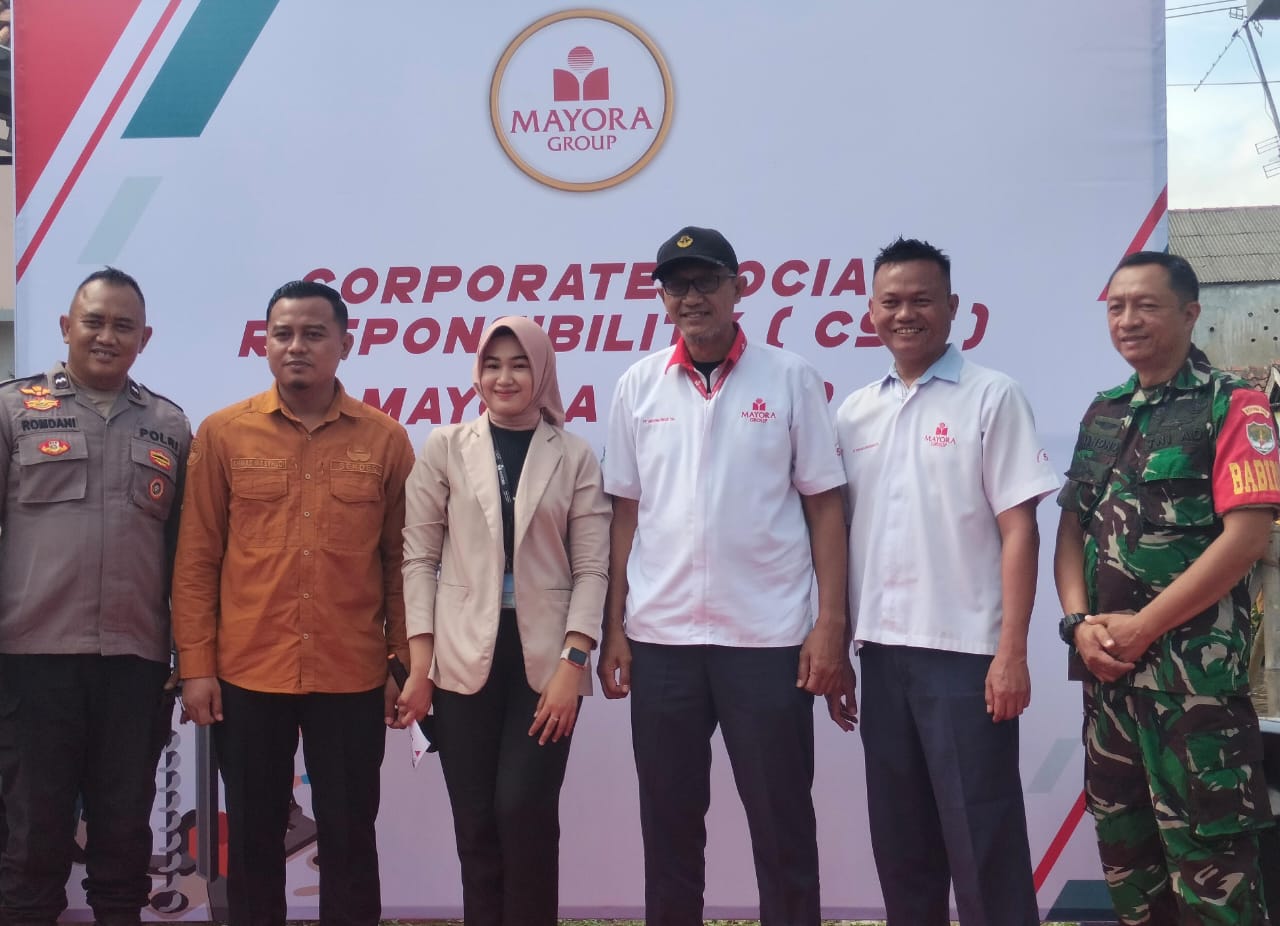 PT Mayora Group Kawasan Balaraja-Jayanti Serah Terimakan Program CSR Sumur Bor Pada Warga Desa Sumur Bandung